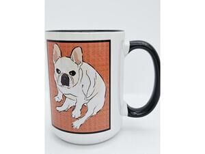 Cute French Bulldog Mug Zazzle Coffee Tea Cup White